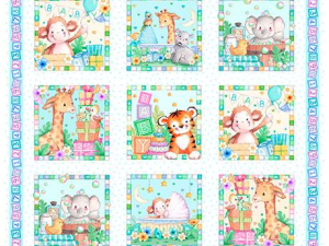 BABY ANIMALS PICTURE PATCHES