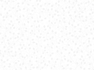 Decorative background with a pale gray vine and leaf pattern on white.