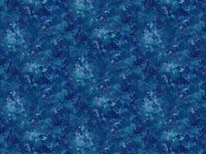 Abstract blue-green textured background with layered brushstrokes and splashes of darker and lighter blues.