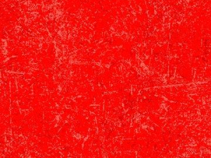 Red, scratched textured background with a white centimeter ruler along the bottom edge (0–8 cm).